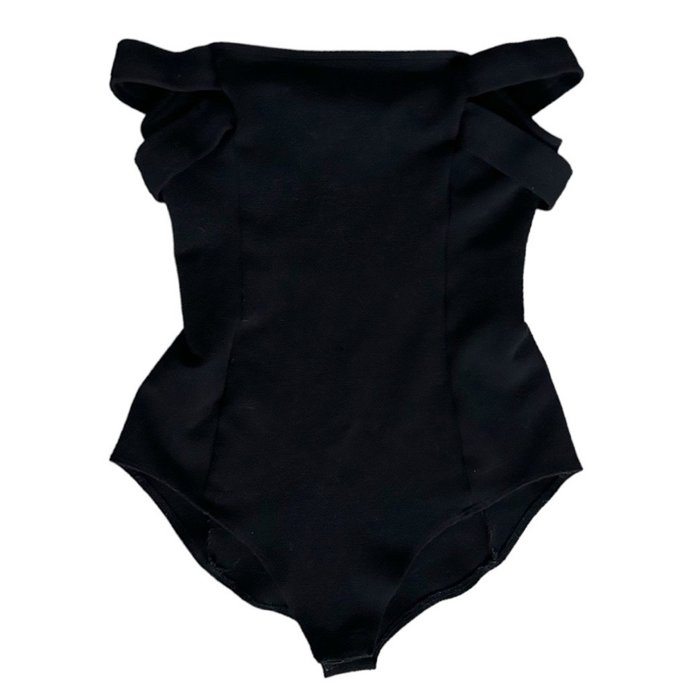 ANGL Black bodysuit women’s size Medium